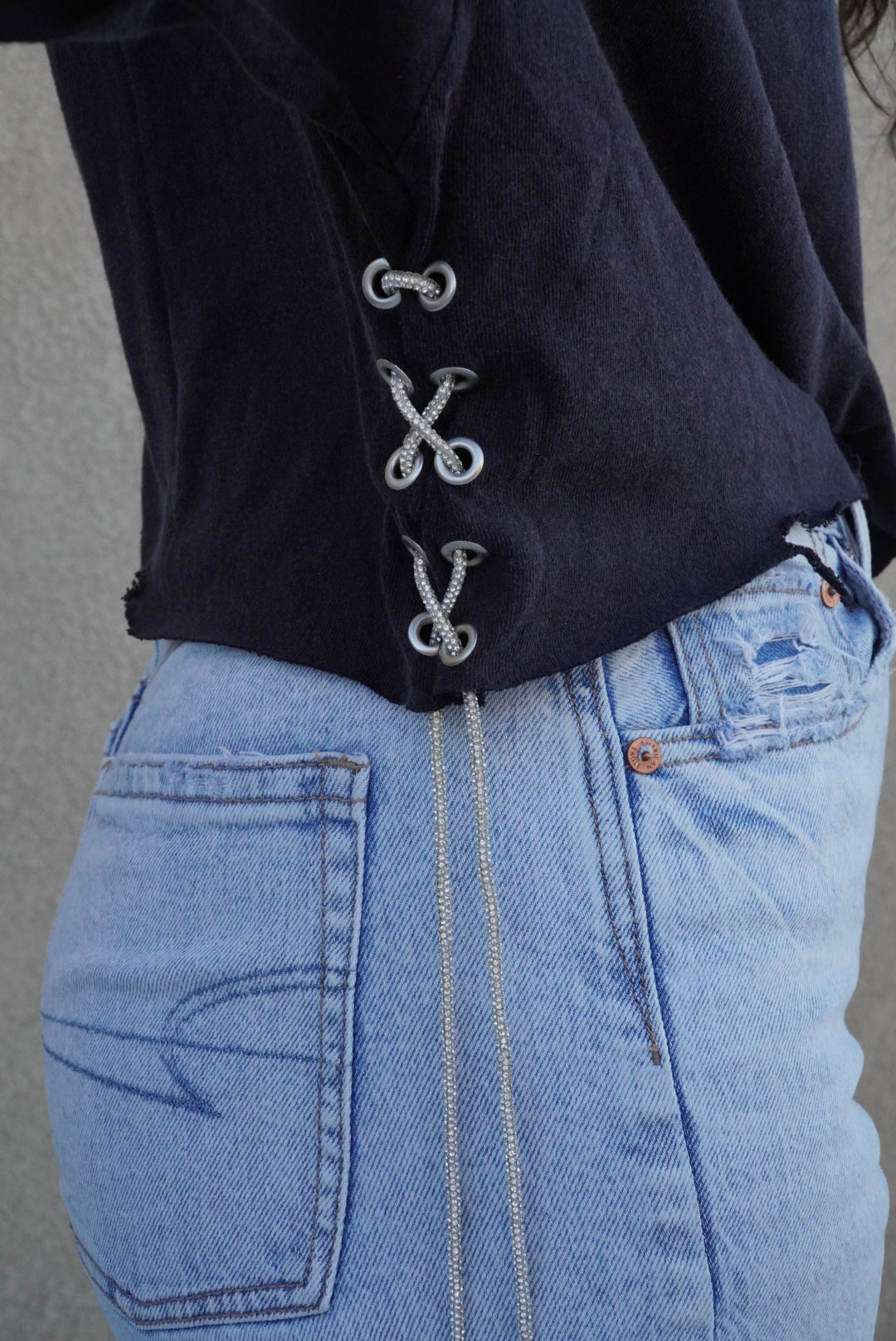 Sparkle and Shine Cropped T Shirt