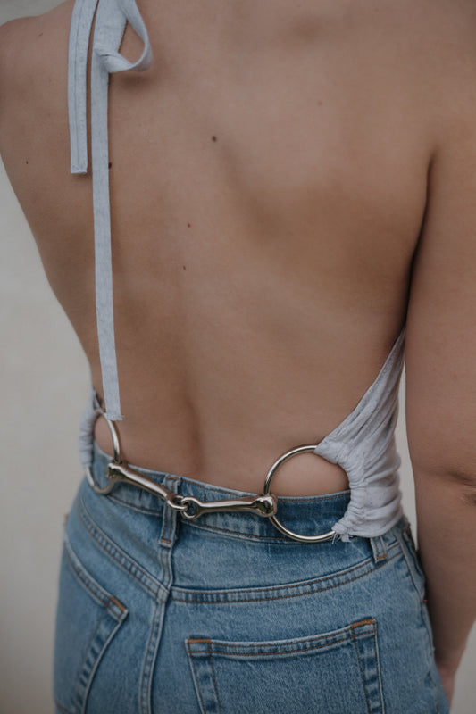 Snaffle Bit Halter Top