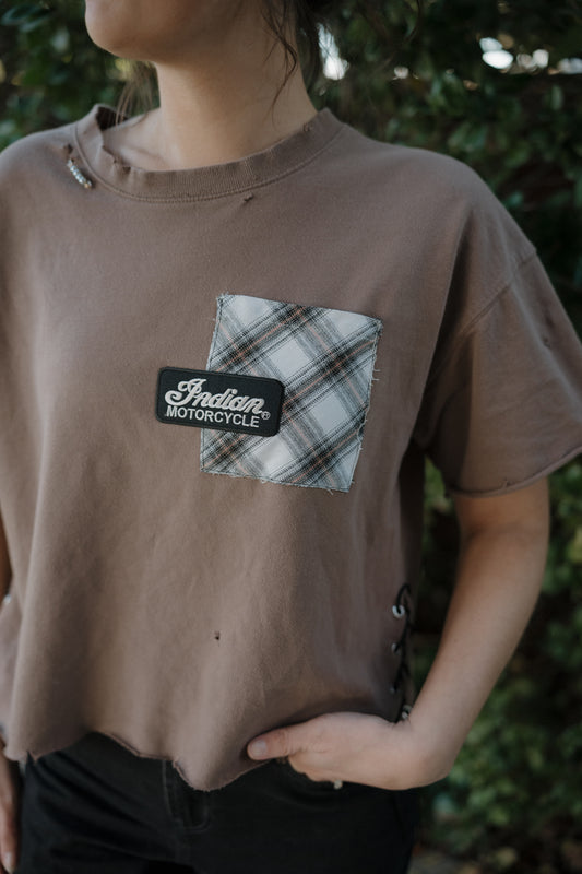 Indian Motorcycle Patchwork T-Shirt