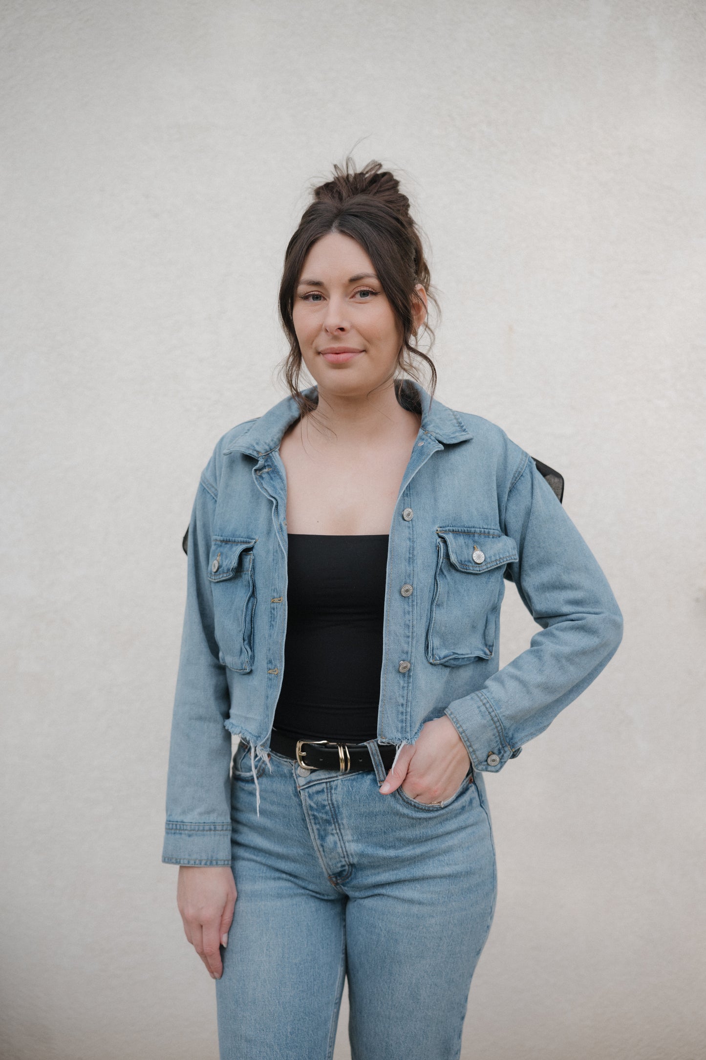 Bandana Jean Jacket