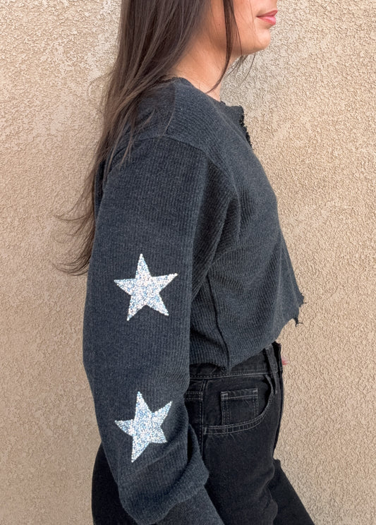 The Starfall Crop Sweater