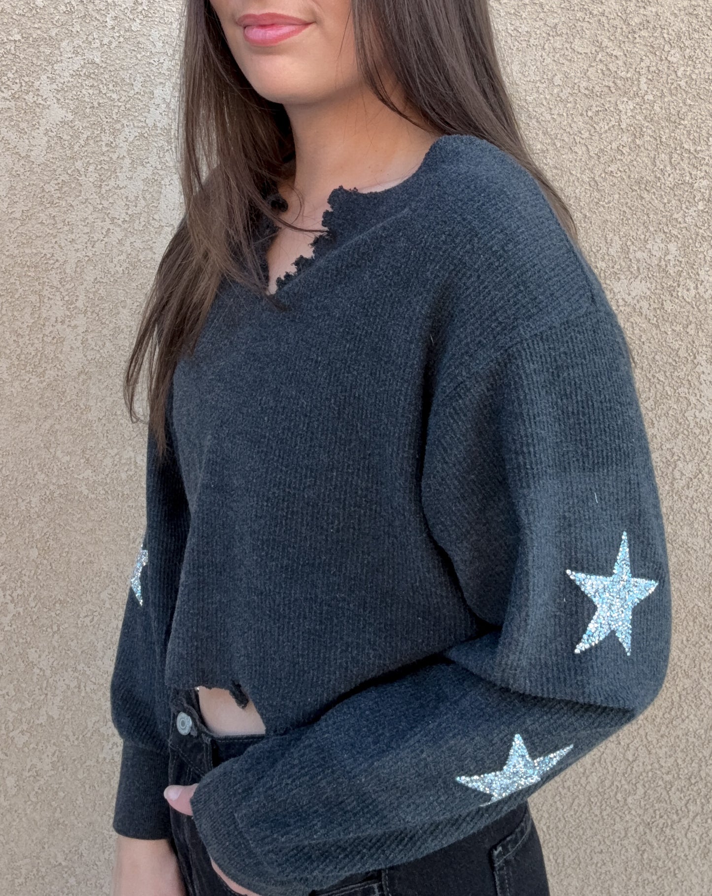 The Starfall Crop Sweater