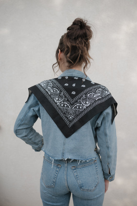 Bandana Jean Jacket